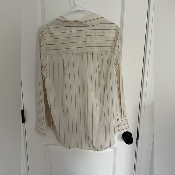A New Day Cream and Black Striped Shirt - Picture 5 of 5